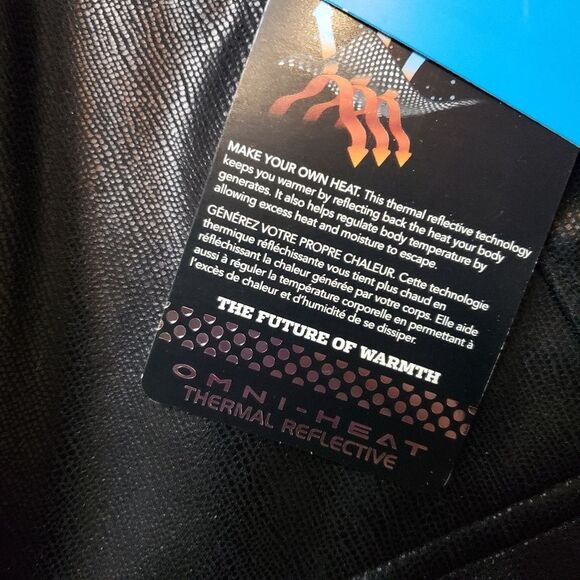 Columbia Omni-Heat waterproof black moto jacket, size large Faux Leather Sz L - Picture 12 of 14